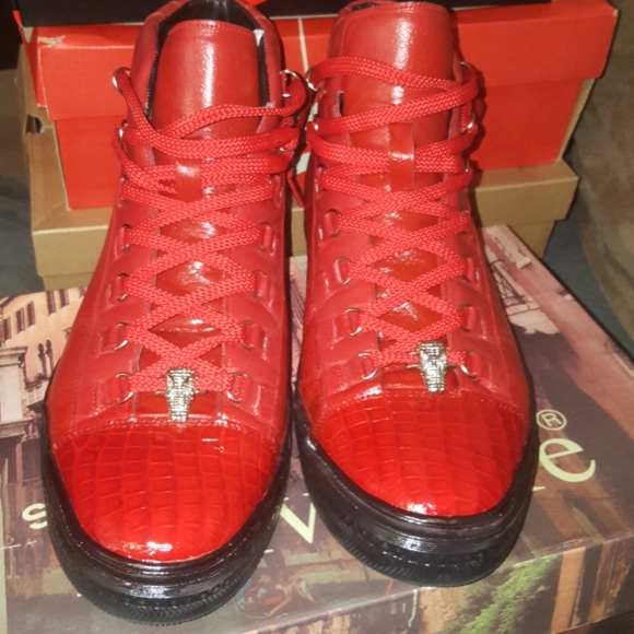 Studio Belvedere Crocodile Red (Size 10) - Picture 2 of 9